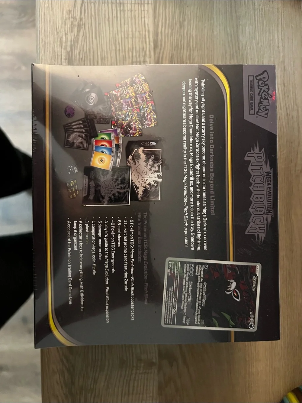 Pokemon Elite Trainer Box Mega Evolution Pitch Black - Black & Gray